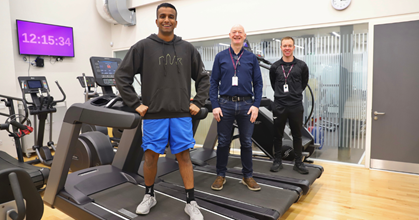 Robert steps up to run FVC running club