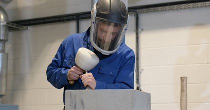 New stonemasonry apprentices carve the path to net-zero