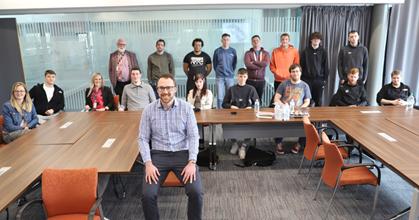 Industry expert talk helps students lay career foundations