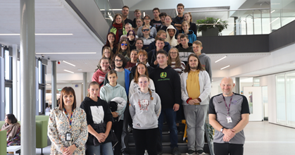 German students welcomed to Falkirk Campus