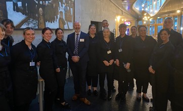 Events students serve up hospitality at Parliament