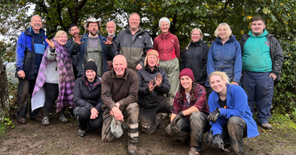 A ‘brand new’ section of Stirling City Walls uncovered by FVC students